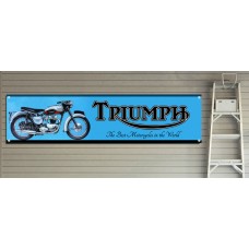 1959 Triumph Bonneville Garage / Workshop Banner